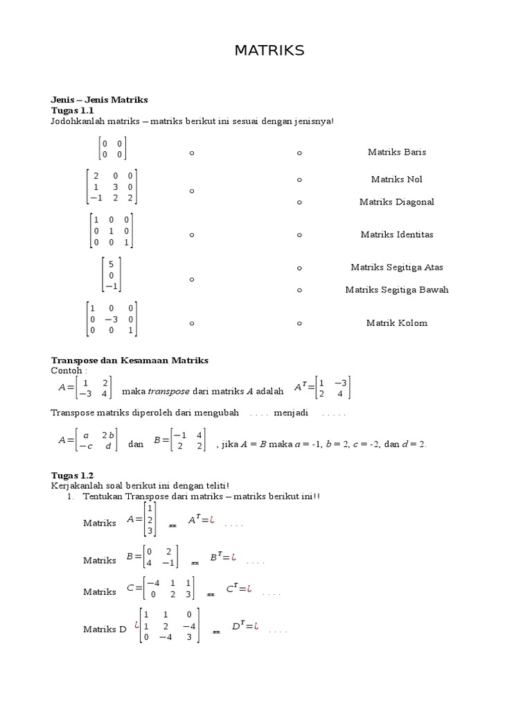 Materi Matematika Smk Kelas X Sem 2