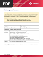 12 TransGrid Risk Management Framework