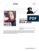 20 Funked Up Rock Licks: Lick 2