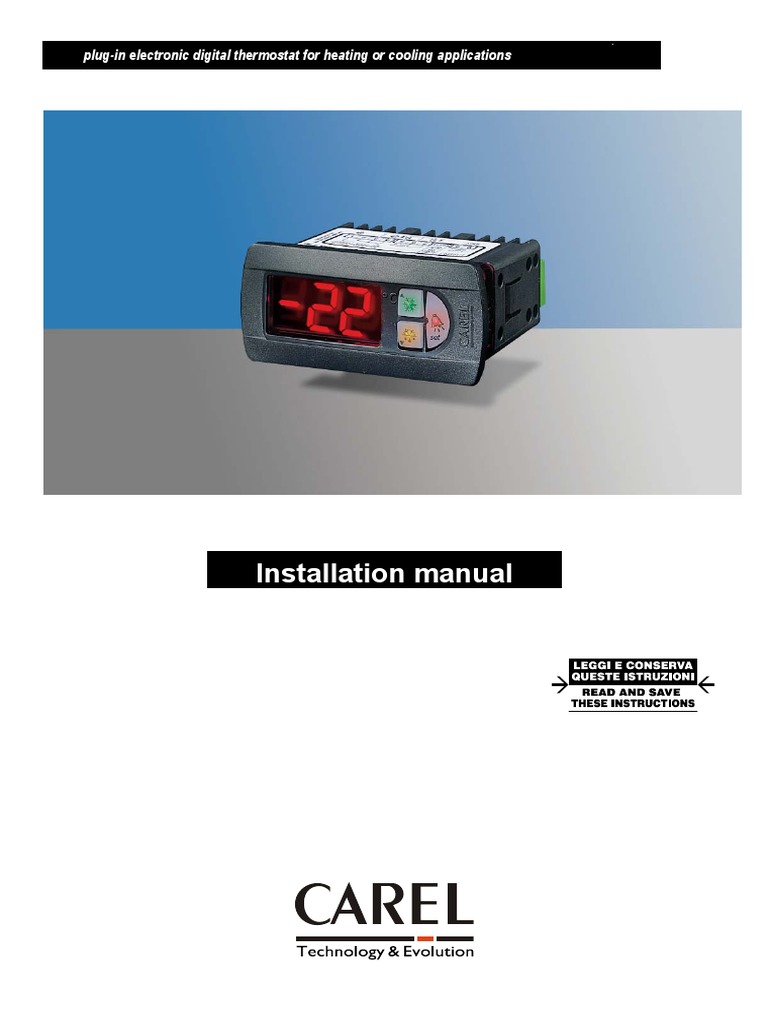 Plug-in Digital Thermostat Manual | PDF | Relay | Parameter (Computer ...