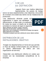 Distribucion de Instalaciones