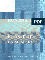 Yates, Frances - El Arte de La Memoria PDF