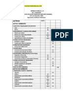 Estado de Situacion Financiera - Contabilidad