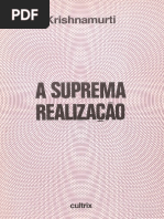 A Suprema Realização - J. Krishnamurti