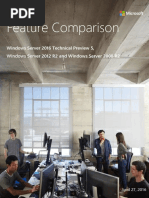 Download Windows Server 2016 Technical Preview 5 Feature Comparison by JamesOoiShyhWei SN313215057 doc pdf