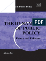 PUBLIC POLICY the Dynamics of Public Policy Theory and Evidence