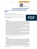 Electrocardiographic Abnormalities Among Dialysis