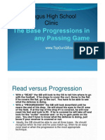 The Basic Progressions in Any Passing Game(Ron Jenkins)