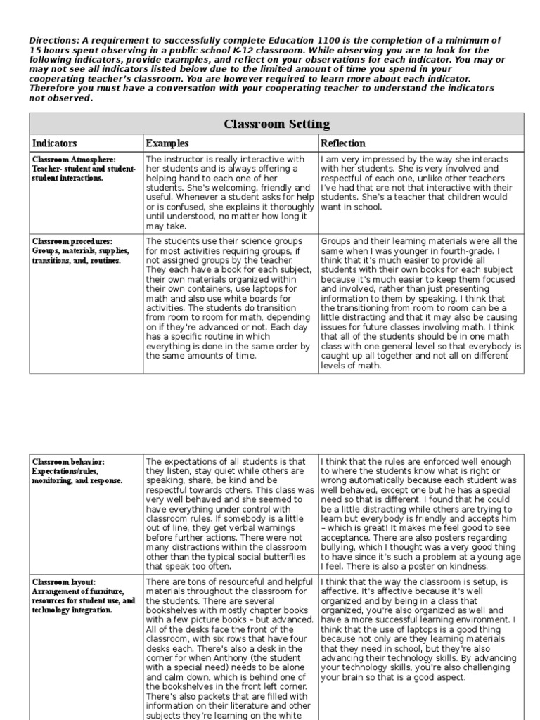 Child observation essay assignment picture