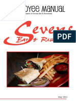 Employee Manual: Property of Sevens Bar & Restaurant