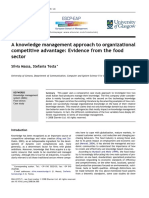 A knowledge management approach to organizational competitive advantage - Evidence from the food sector.pdf