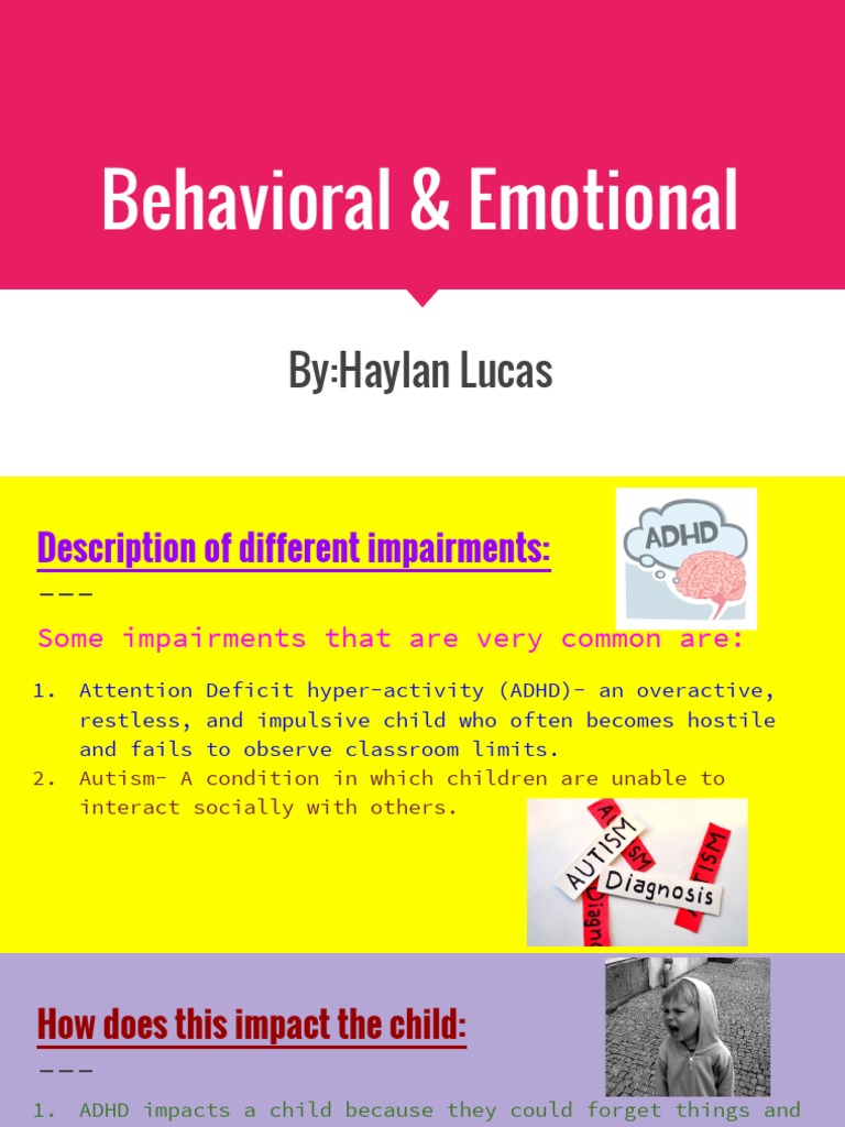 Behavioral Emotional | PDF