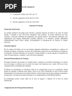 Horario y Jornada Laboral