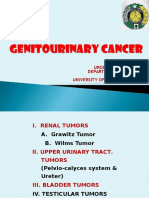 Urology Department Guide to Renal, Bladder & Prostate Cancers
