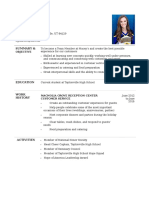 Rachel Barlow Resume