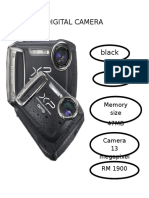 Digital Camera: Memory Size 47MB Camera 13 Megapixel S RM 1900