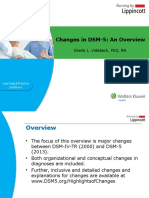 Changes in Dsm-5: An Overview: Sheila L. Videbeck, PHD, RN