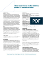 Evidence Based Clinical Practice Guideline Treatment of Cutaneous Melanoma PDF