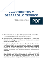 Conclusiones Constructos y Desarrollo Teórico