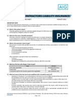 Airport Contractors Liability Pds