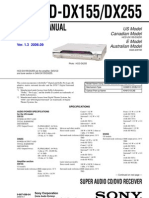 Hcd-dx155, Dx255 SM