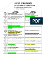 FEB. 2016 Exam Time Table