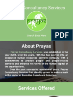 Prayas Consultancy Services - Presentation