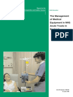 NAO - The Management of Medical Devices in NHS Acute Trusts in England