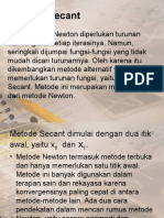 Pertemuan 6 Metode Secant