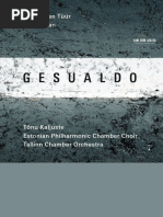 Gesualdo: Erkki - Sven Tüür Brett Dean