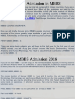 MBBS Admission Through Management Quota
