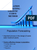 Population Forecasting - Logistic Curve Method