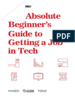 The Absolute Beginner's Guide to Getting a Job in Tech