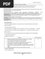 PASS Issues in Sport Assessment Task