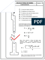 Calculo Forca de Dobra