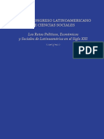 Programa Final Congreso Latinoamericano de Ciencias Sociales 2011