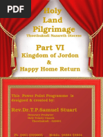 Part VI Holy Land Pilgrimage Northern Israel