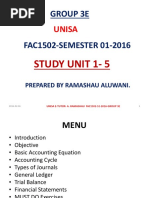 FAC1502 Control Accounts Notes