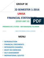 FAC1502 Financial Statements Notes