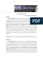 (A) Kant e A Educacao PDF