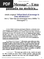 “the Message” - Uma Paulada Na Moleira