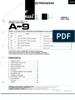 Pioneer Audio Amplifier A-9-Sm