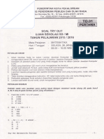 Tryout Matematika Paket1 1516 PDF