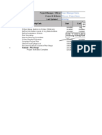 Outputs - Plan Stage: Project Manager Name PRJXXXX - Project Name Dd/Mm/Yy