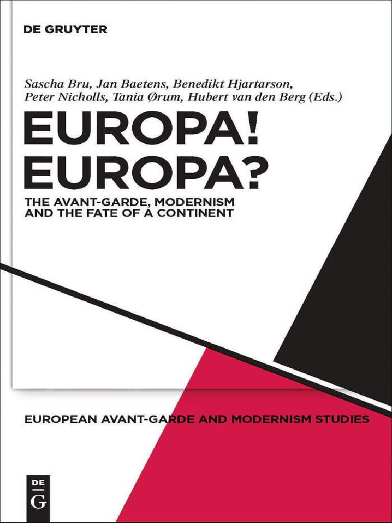 MODERNISM. Europa! Europa? | PDF | Modernism | Avant Garde, image size:768x1024