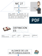 NIC 27 Estados financieros consolidados y separados