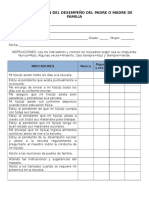 Cartilla de Evaluación (Padres de Familia)