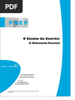 O ENSINO DA ESCRITA - A DIMENSÃO TEXTUAL