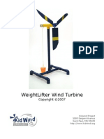 Weight Lifter Wind Turbine - For Kids To Build
