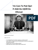 10 Căi Prin Care Te Poți Opri Din a Fi Atât de UȘOR de Ofensat